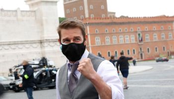 Rome Tom Cruise on the set of Mission Impossible 7