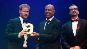 Prince Harry accepts Attitude Legacy Award on behalf of Princess Diana