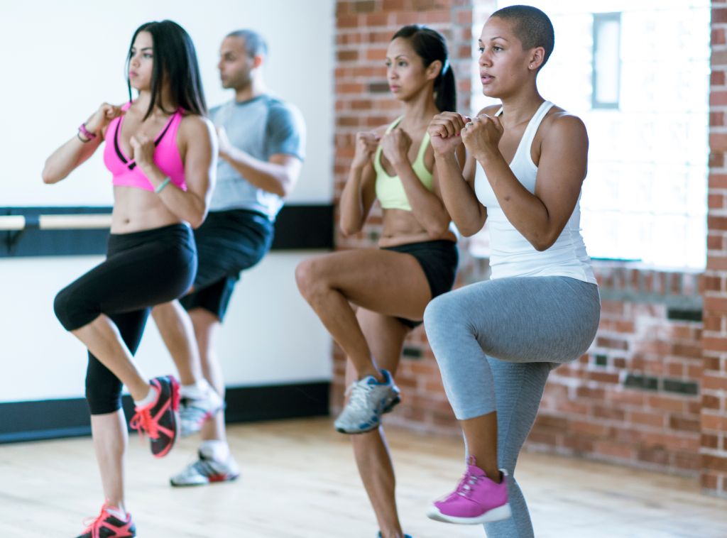 Kickboxing Together at the Gym