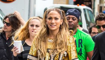 Jennifer Lopez filming her new music video