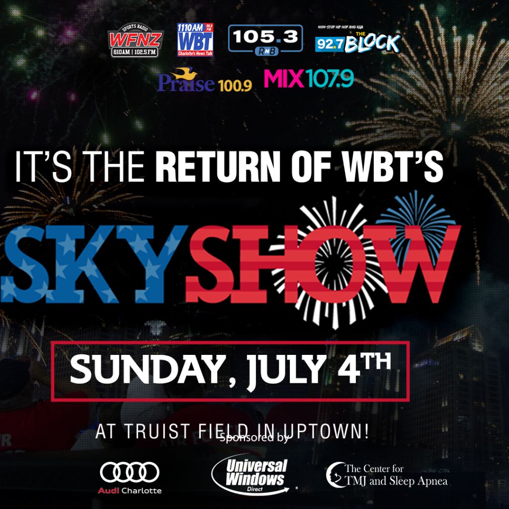 Skyshow artwork with client logos