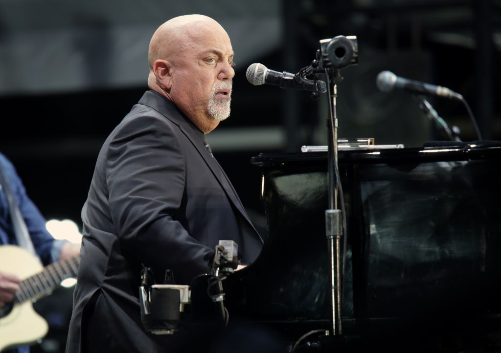 Billy Joel Performing at Manchester Old Trafford