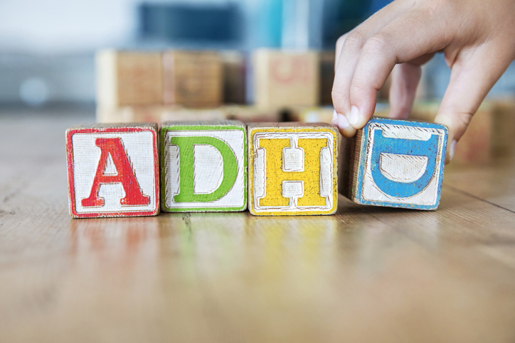 Kids wooden toy blocks, ADHD