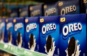 Oreo Cookies seen on a store shelf...