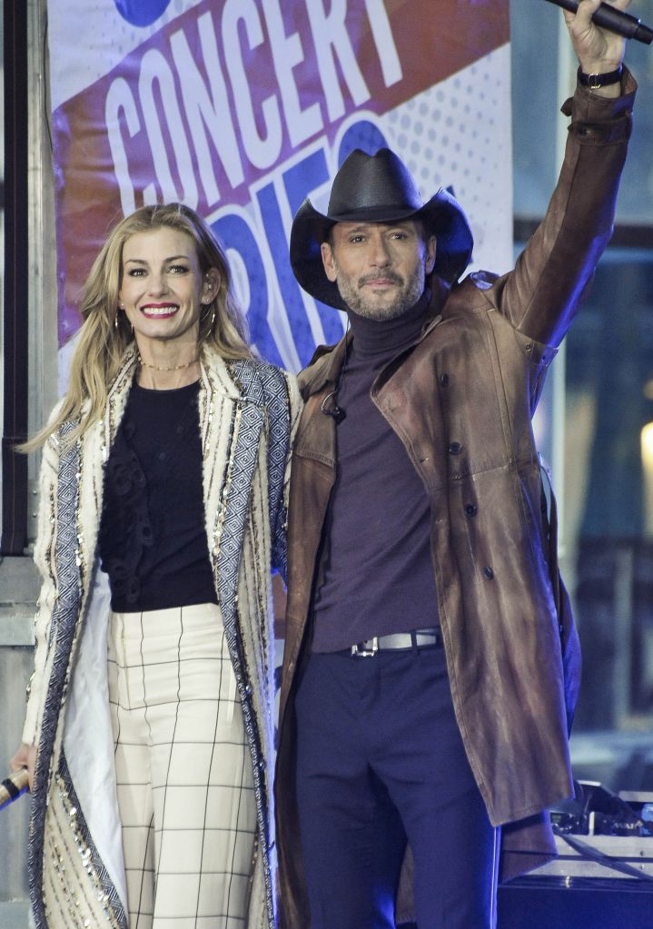 Tim McGraw and Faith Hill perform at the Today Show Concert Series