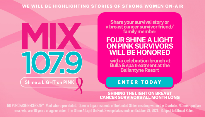 Shine a Lite on Pink- Breast Cancer Survivors Letters Contest_RD Charlotte WLNK_September 2021
