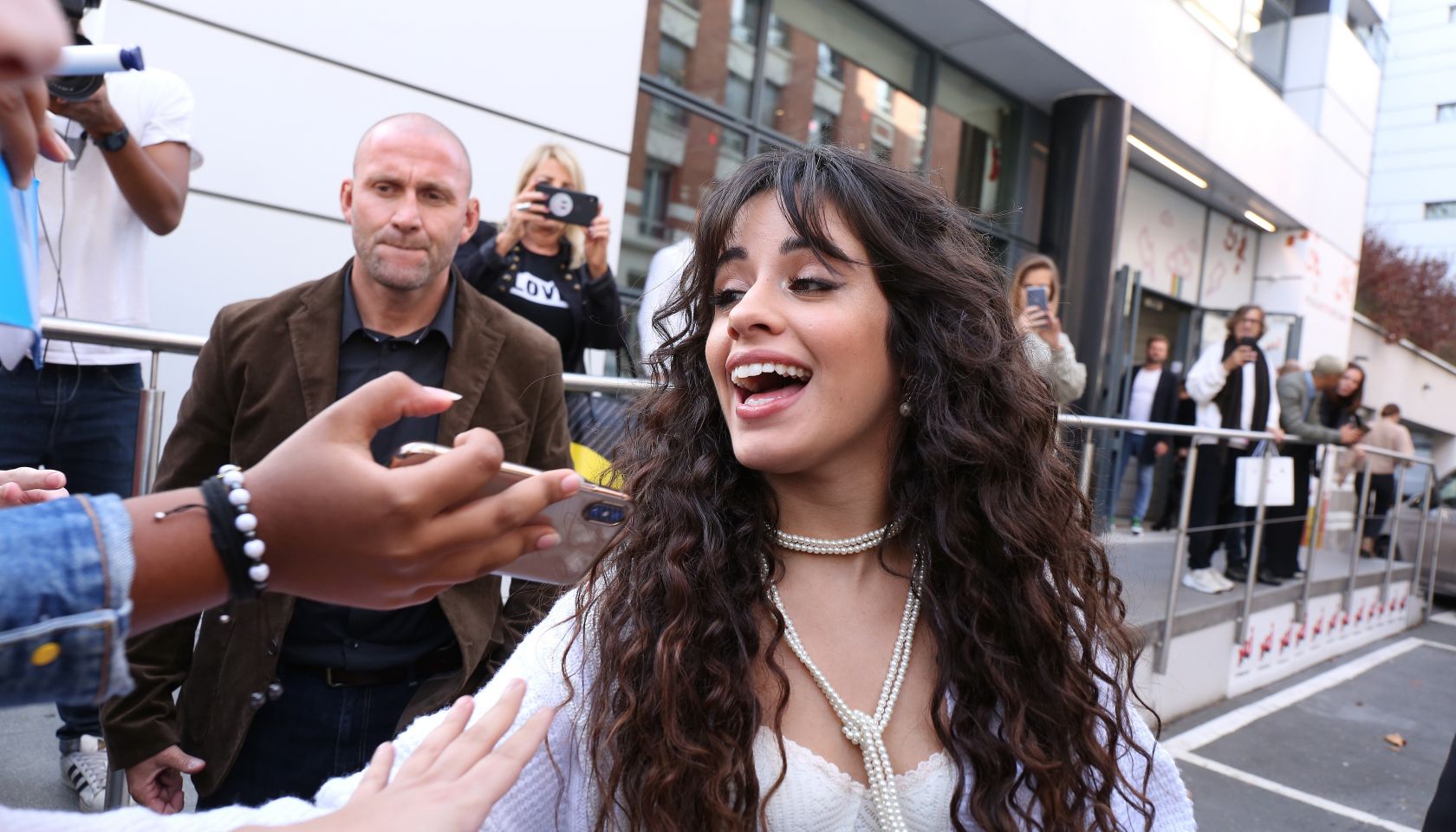 Camilla Cabello seen during Paris Fashion Week in Pari, France
