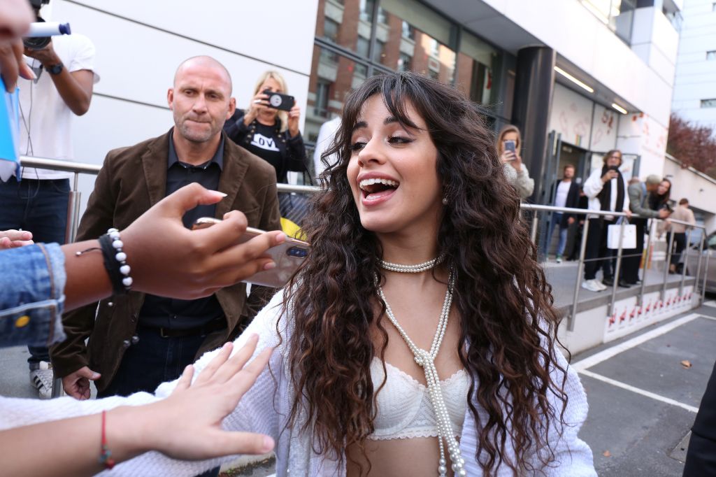 Camilla Cabello seen during Paris Fashion Week in Pari, France