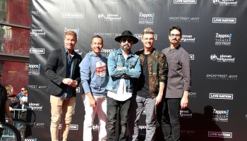 Backstreet Boys are honoured with a handprint ceremony at Planet Hollywood Resort & Casino