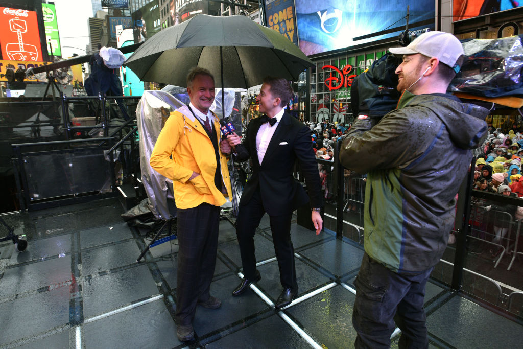 Sting Performs Never-Before-Heard Version Of "Brand New Day" On New Years Eve in Times Square