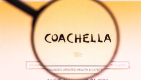 In this photo illustration, a Coachella Valley Music and...