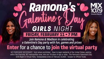 Local: Galentine's Day Week Contest/Promo Graphics_RD Charlotte WLNK_January 2022