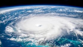 Satellite view of hurricane Dorian, year 2019