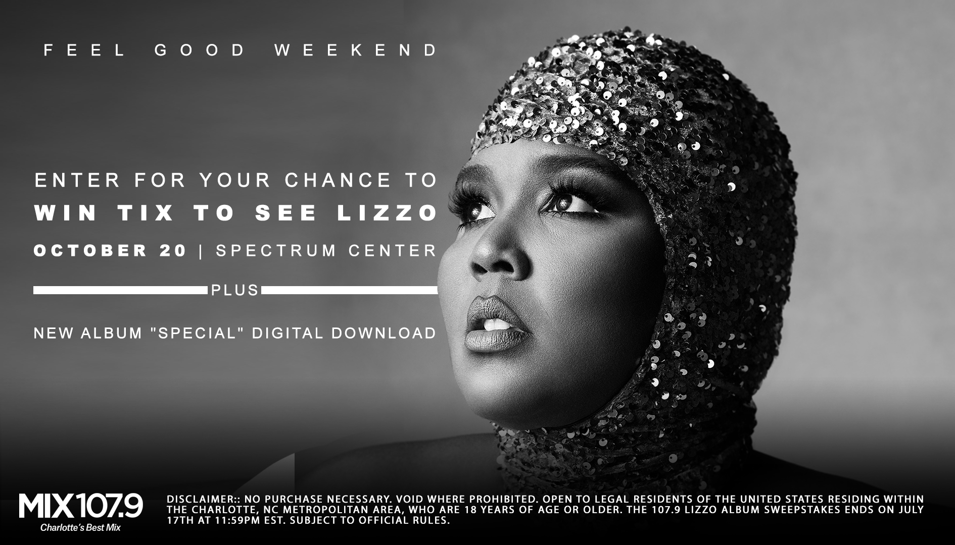Local: Lizzo Enter to Win Contest Graphics_RD Charlotte WLNK_July 2022