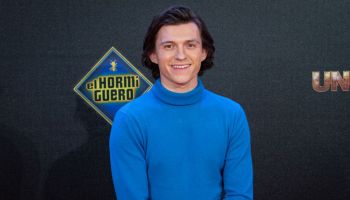 Tom Holland Attends "Uncharted" Madrid Premiere