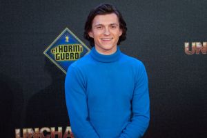 Tom Holland Attends "Uncharted" Madrid Premiere