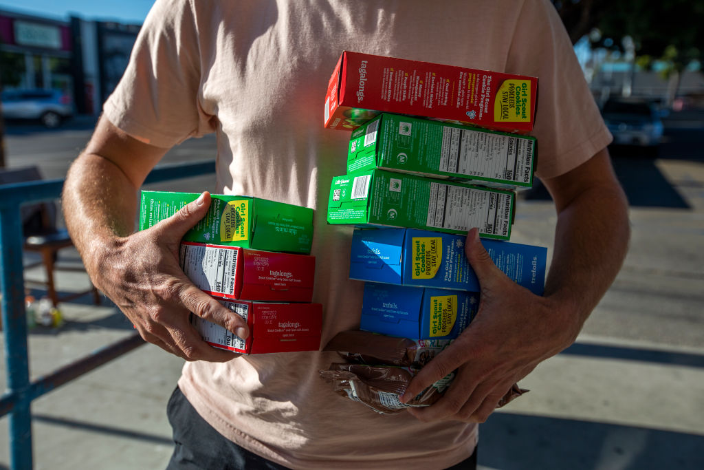 shortages of S'more and Samoa Girl Scout Cookies in Greater Los Angeles