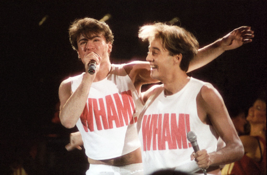 Wham! Perform At Hammersmith Odeon In 1983