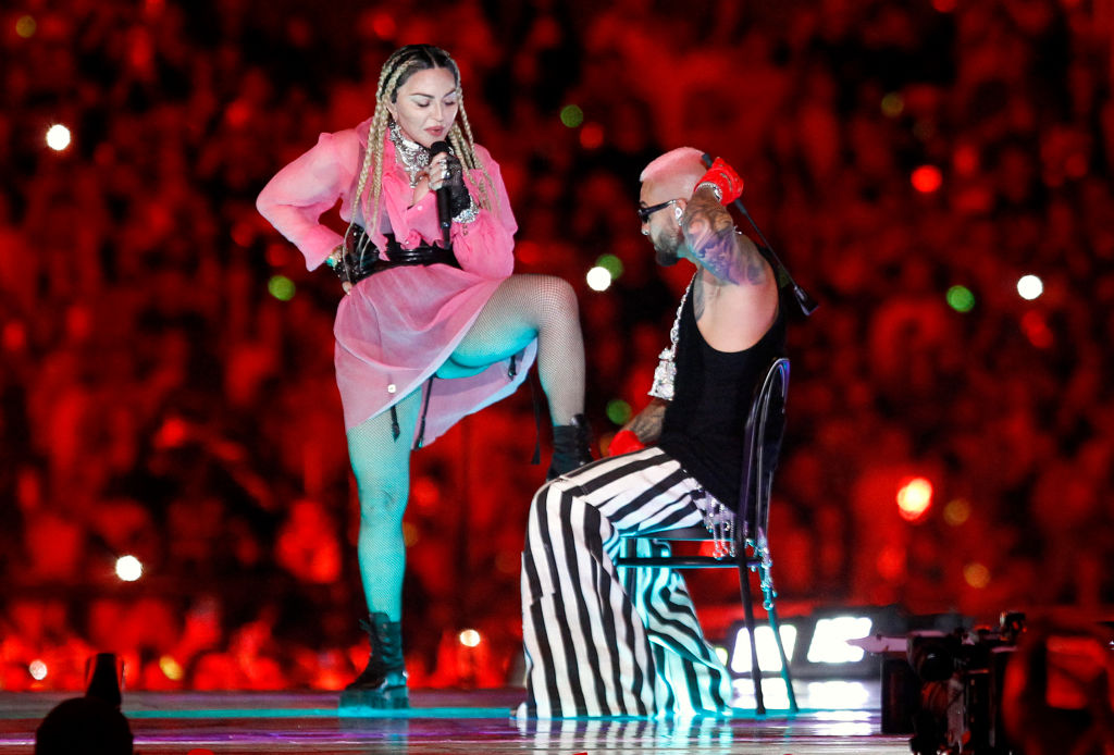 TOPSHOT-COLOMBIA-MUSIC-MALUMA-MADONNA