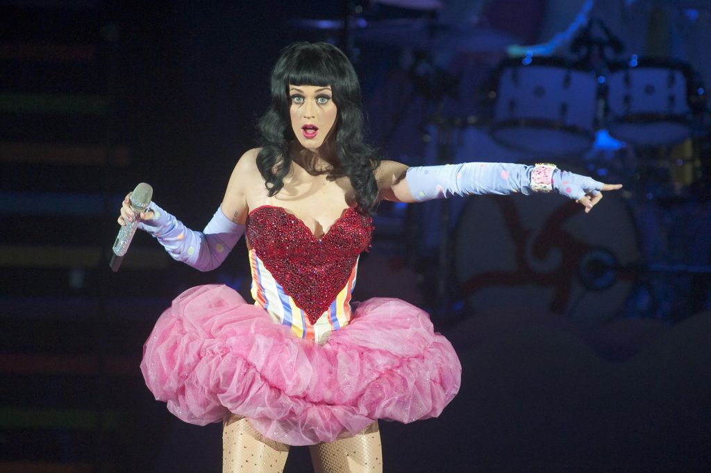 Katy Perry Performs Live At HMV Hammersmith Apollo