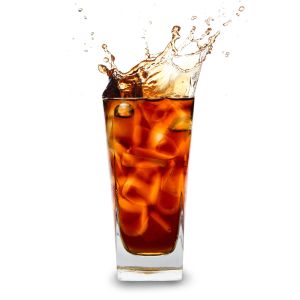 Cola with Ice Cubes