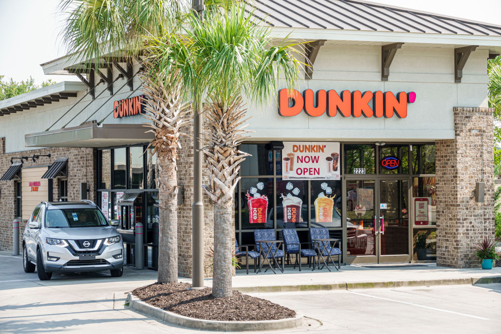 Columbia, South Carolina, Dunkin' donuts drive thru window