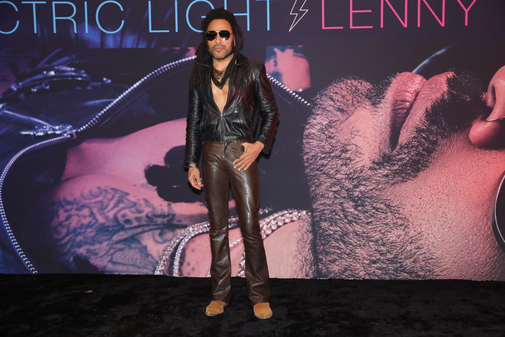 Singer Lenny Kravitz attends a Photocall to promote the...