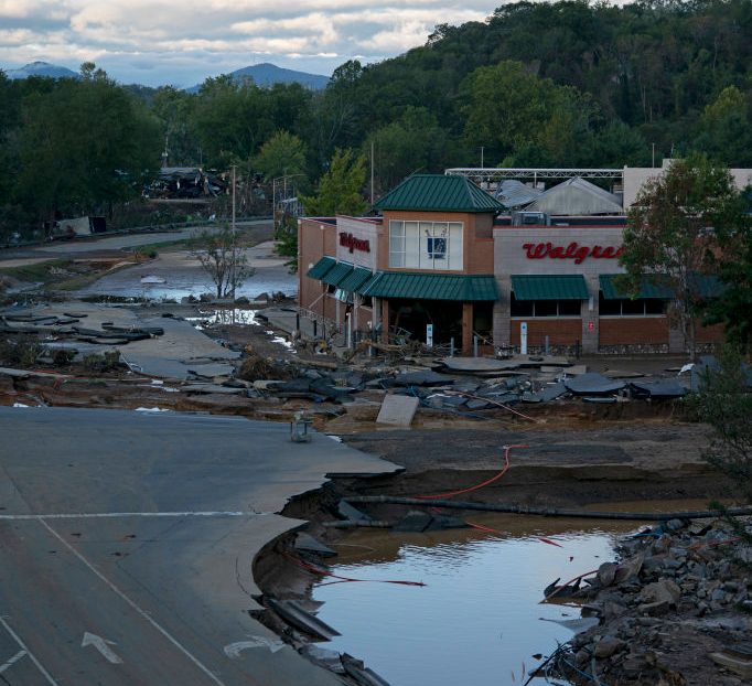 Storm Helene Causes Massive Flooding Across Swath Of Western North Carolina