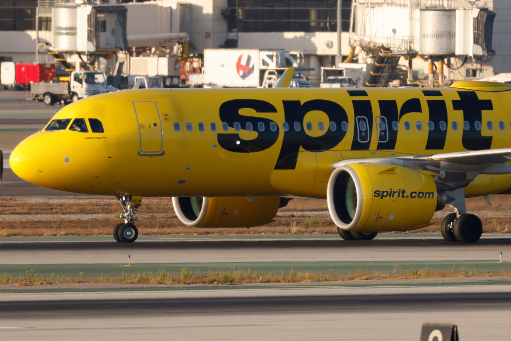 Spirit Airlines At Los Angeles International Airport