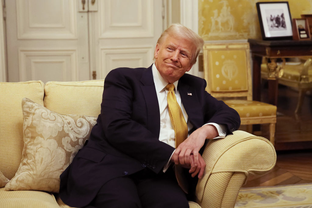 President-Elect Donald Trump Meets Prince William In Paris Ahead Of Notre-Dame Reopening
