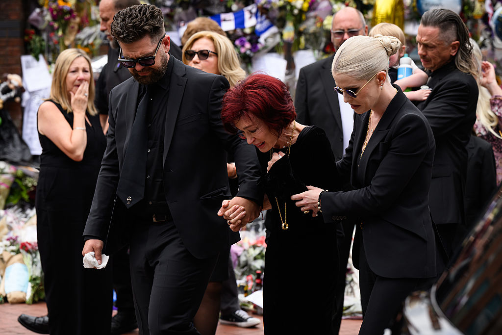 Heavy Metal Legend Ozzy Osbourne's Cortege Travels Through His Home City Of Birmingham