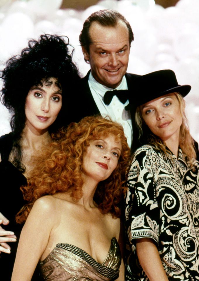 On the set of The Witches of Eastwick